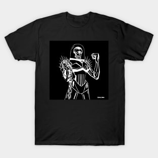 Cosmic Rider skeleton biker T-Shirt